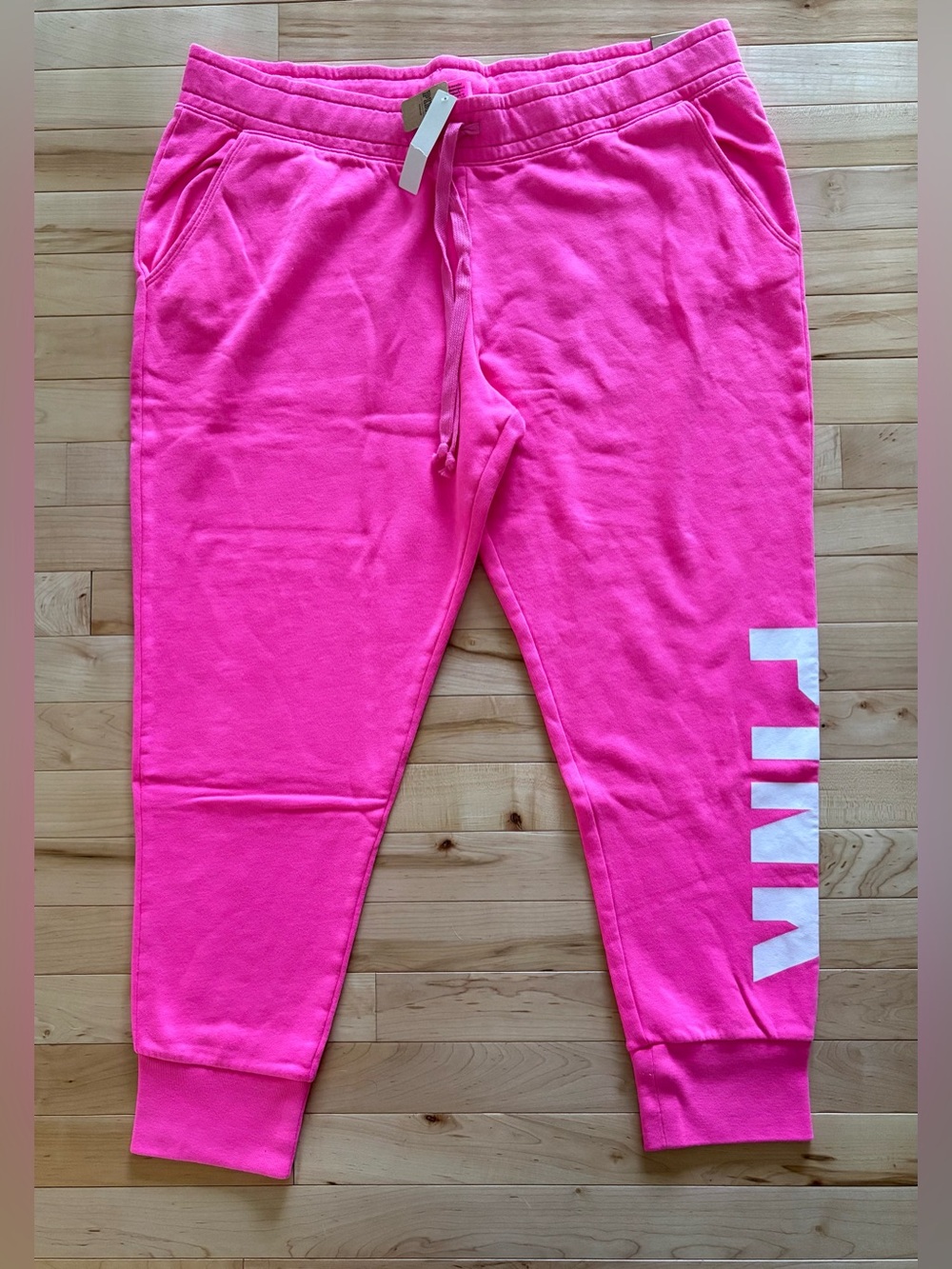 Victoria's Secret PINK Everyday Lounge Jogger - Neon Pink - Size XXL NWT